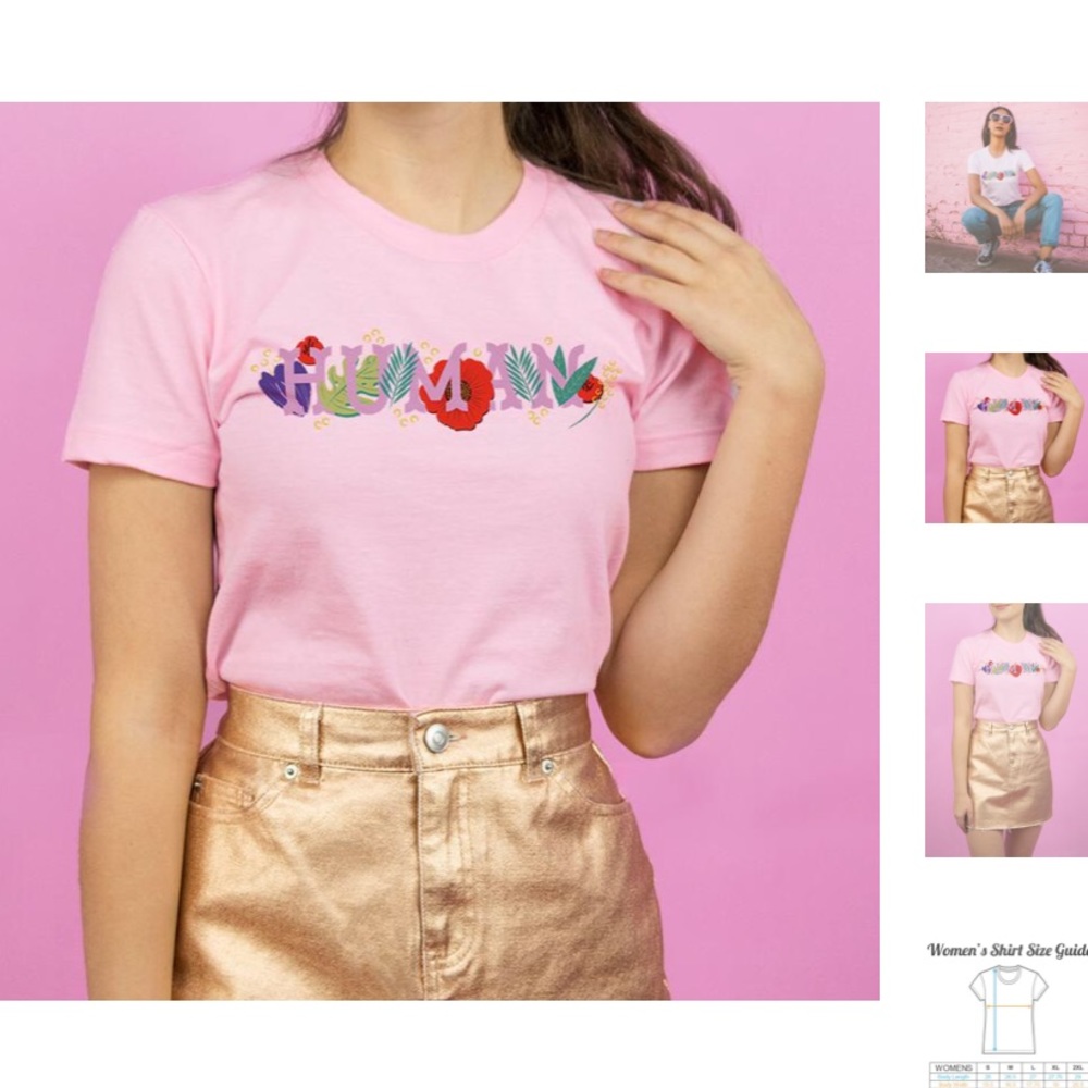 HUMAN WOMENS SHIRT